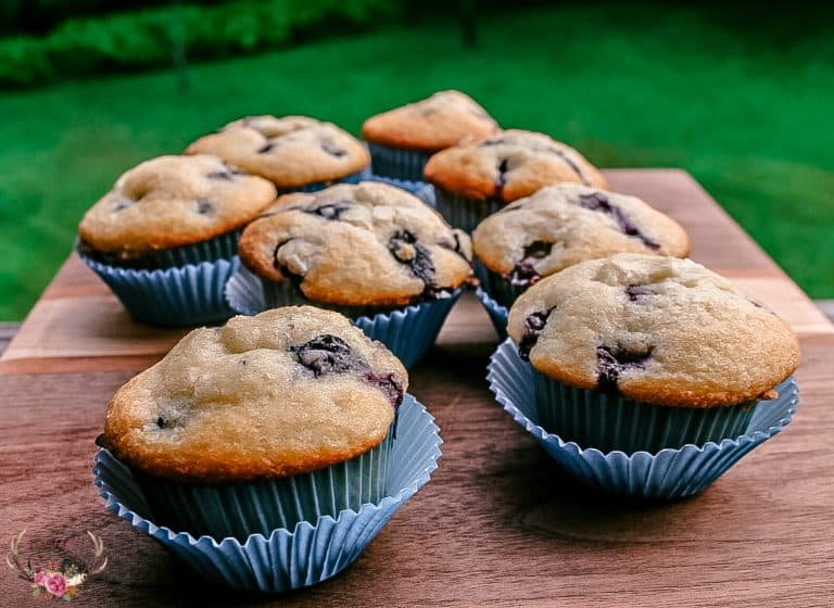 homemade blueberry muffins