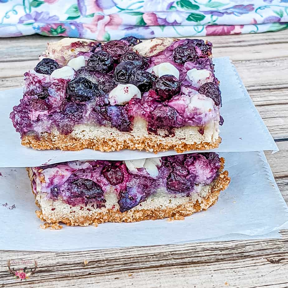 Blueberry Pie Cookie Bars