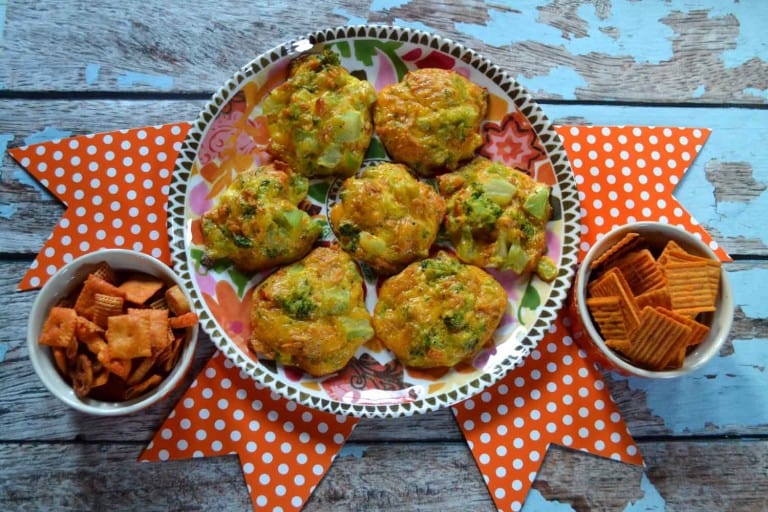 Baked Broccoli Cheddar Bites