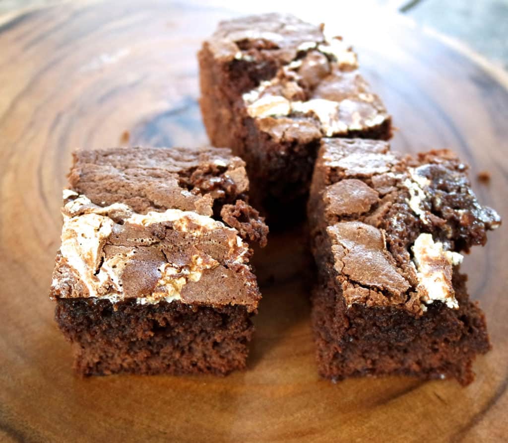 Marshmallow Chocolate Brownies Ever After in the Woods