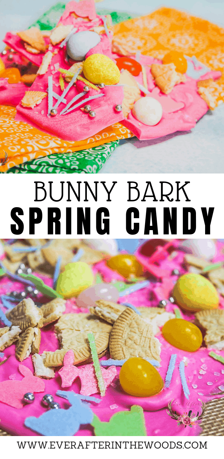 pink bunny bark | chocolate bark | pink chocolate bark