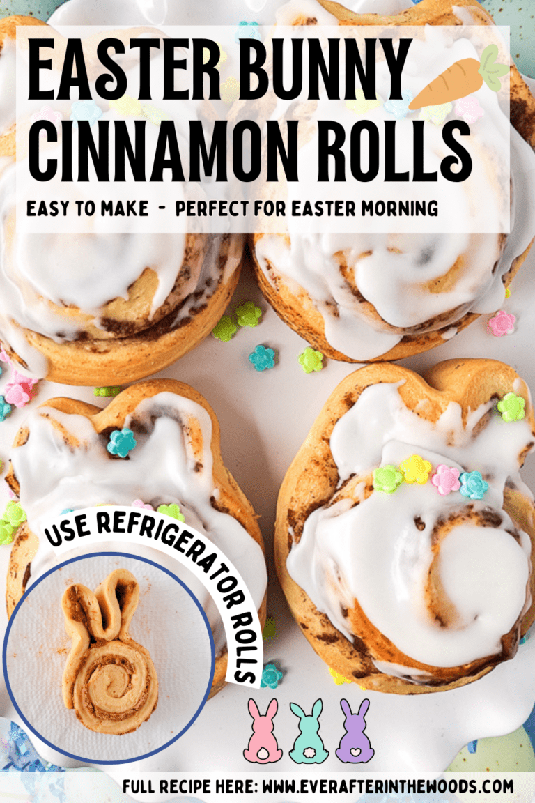 Easter Bunny Cinnamon Rolls Ever After in the Woods