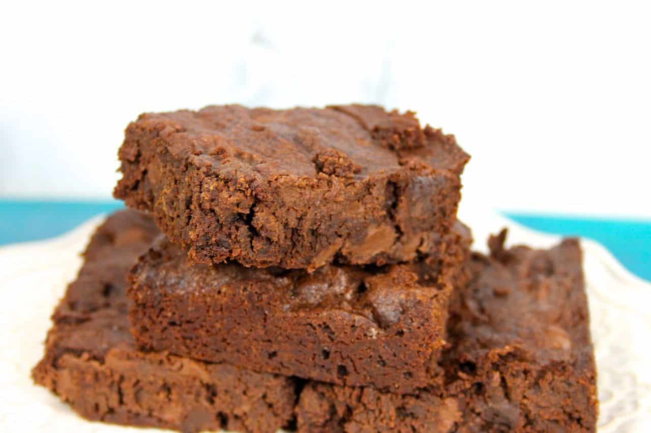 gooey fudge brownies are rich and decadent and chewy. 