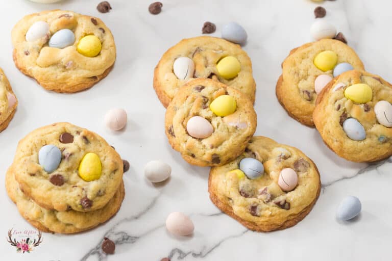 mini cadbury egg cookies