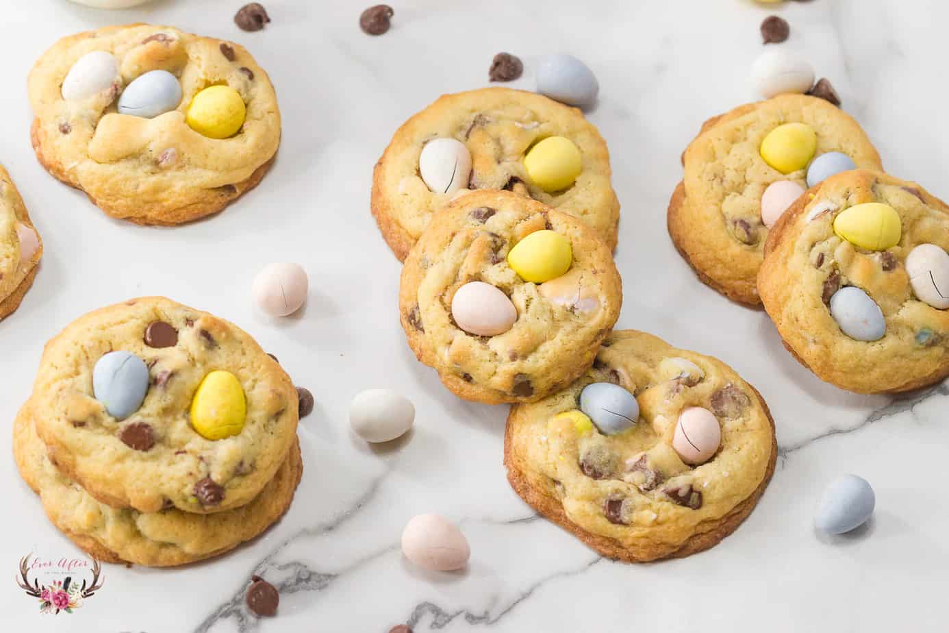 mini cadbury egg cookies