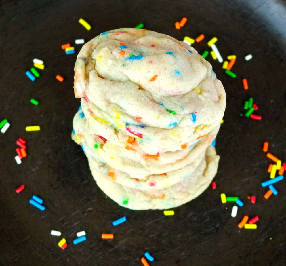 easy cake batter sprinkle jimmy cookies party treats