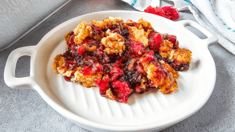 blueberry cake mix crumble