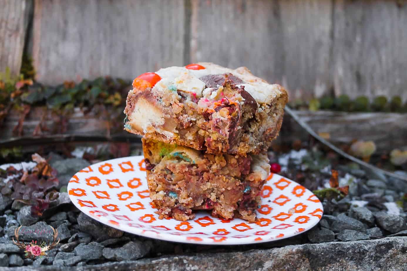 loaded candy blondies