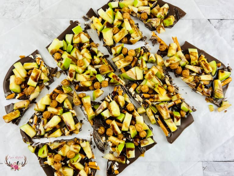caramel apple bark