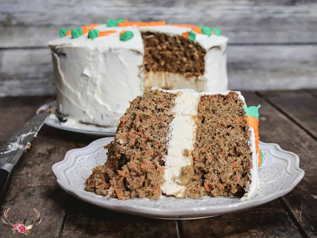 How to make Carrot Cake Cheesecake Cake