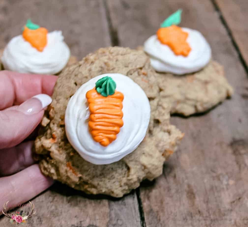 How to Make Carrot Cake Cookies with Cream Cheese Frosting