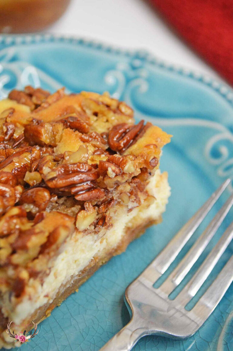 Pumpkin Pecan Cheesecake Bars Ever After in the Woods