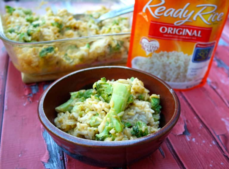 Cheesy Broccoli Rice Bake Recipe