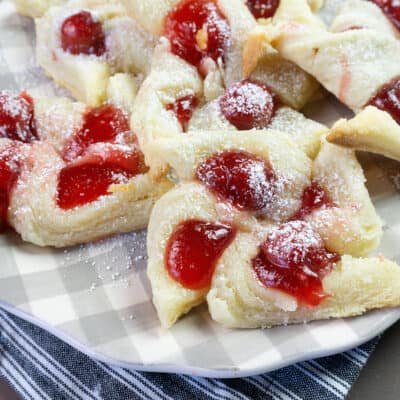 Cherry Cream Cheese Pinwheel Cookies