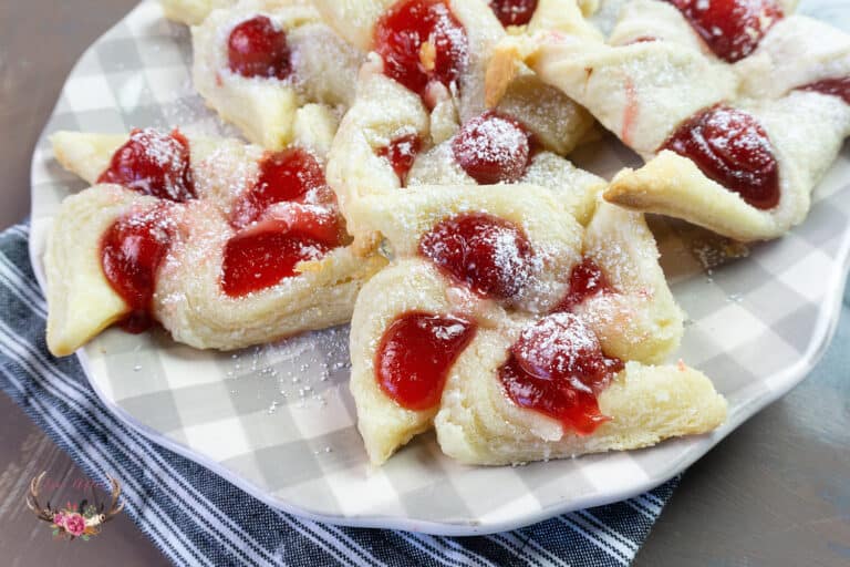 Cherry Cream Cheese Pinwheel Cookies