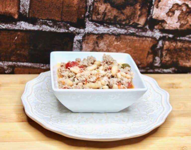White Chicken & Sausage Chili