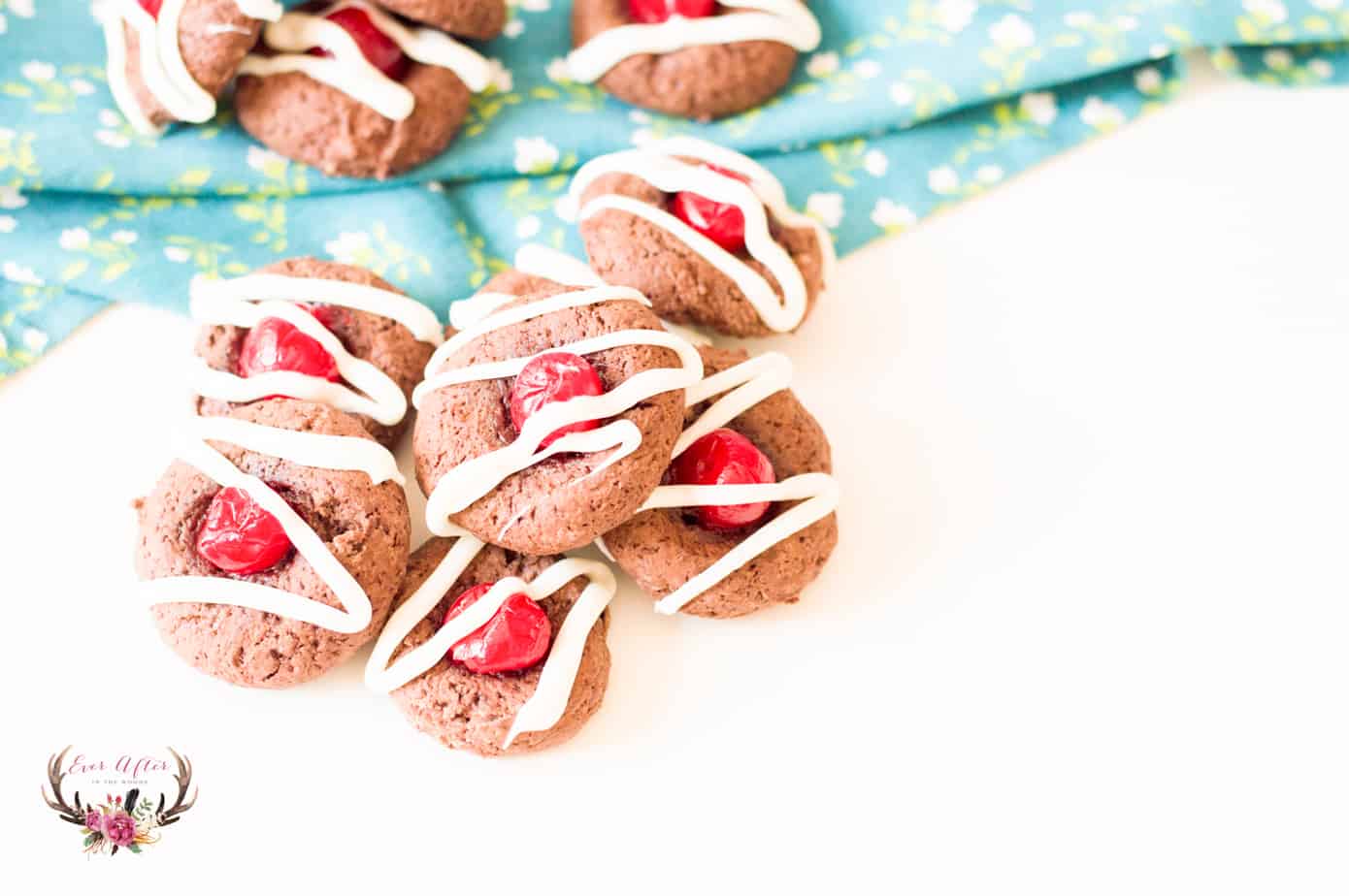 We love to make large batches of cookies for friends and families and these chocolate cherry cookies are the perfect addition to your cookie tray this year.