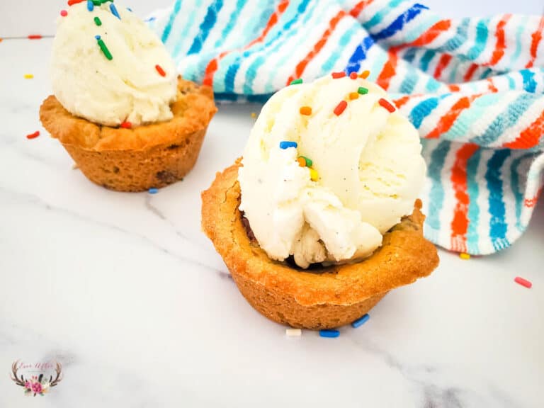 Chocolate Chip Cookie Bowls Perfect for Ice Cream! Ever After in
