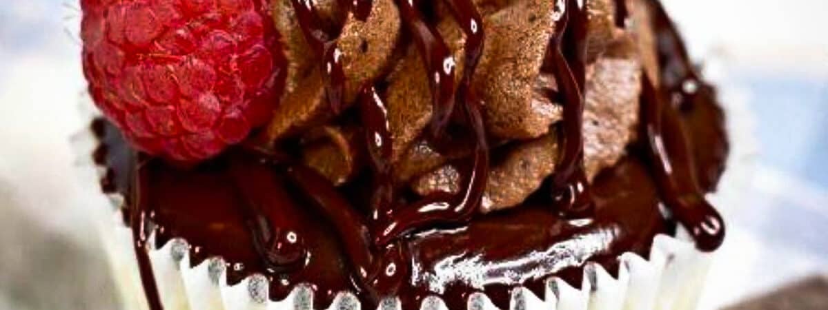Mini Chocolate Raspberry Cheesecake