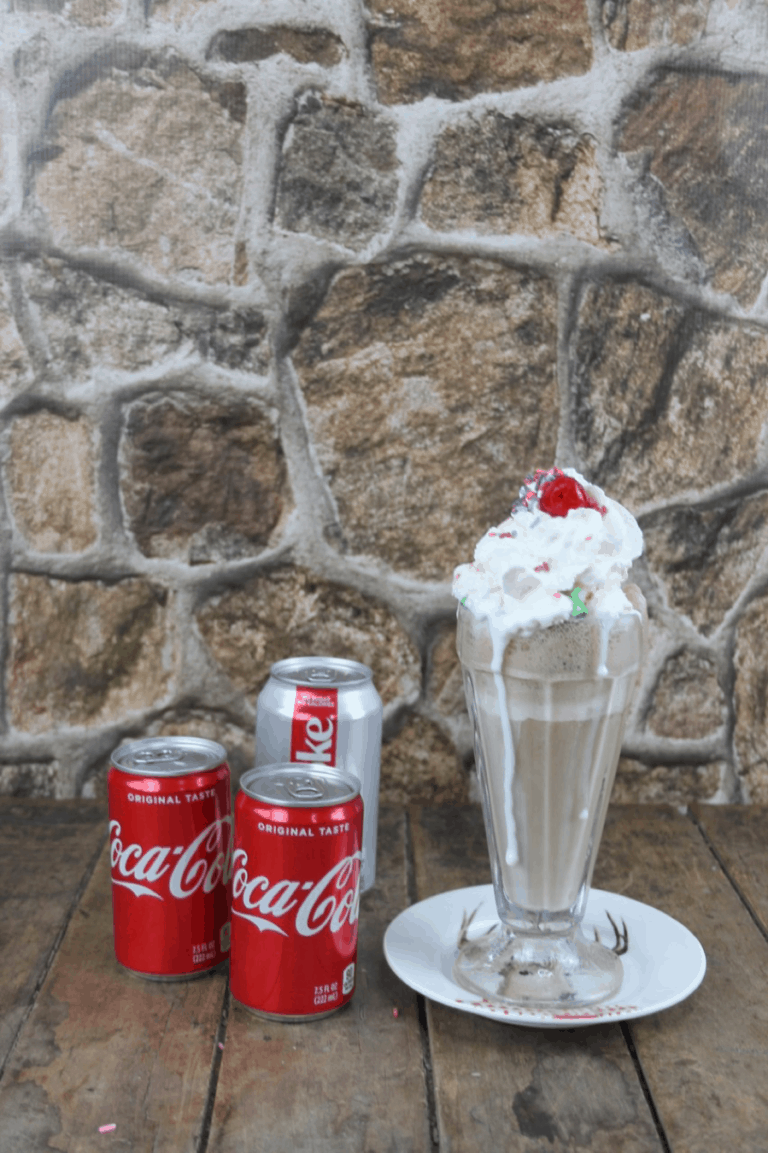 Holiday Drinks Peppermint Ice Cream Float Ever After in the Woods