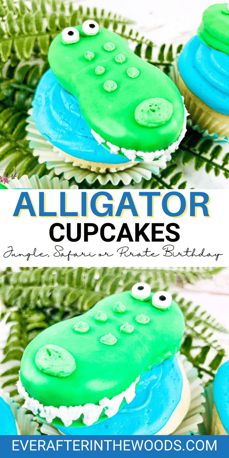 Chef Mommy: Alligator Cupcake Cake