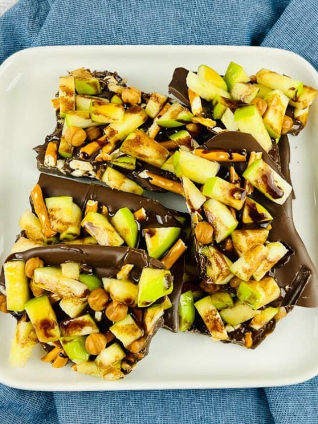 caramel apple bark