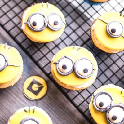 how to make despicable me minion cupcakes