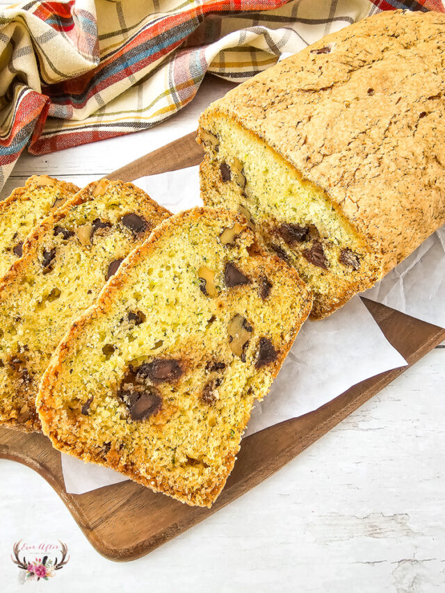 Easy Zucchini Bread with Nuts and Chocolate