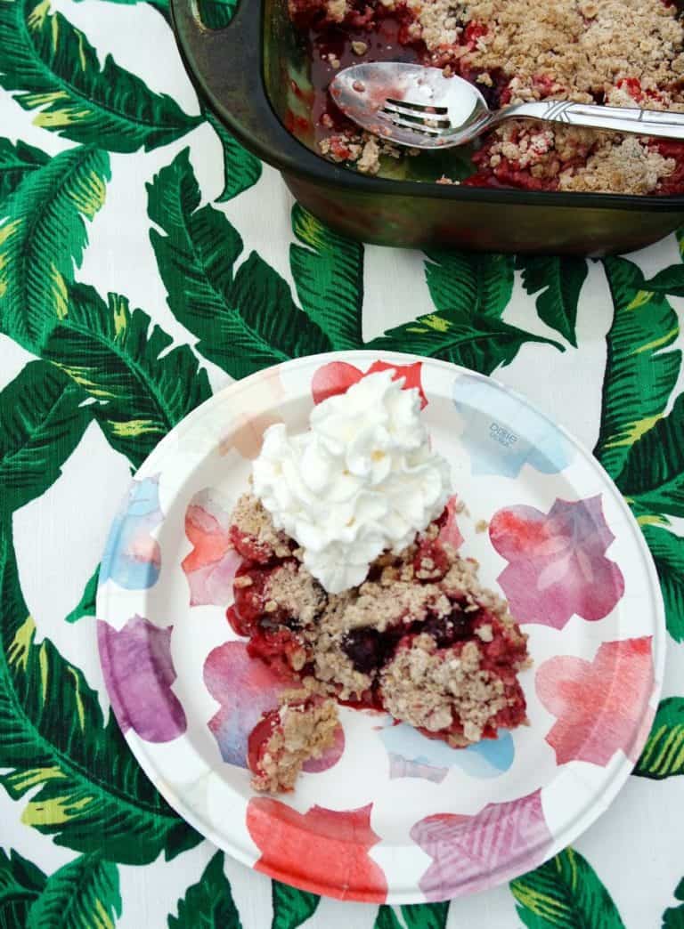 fresh berry dessert