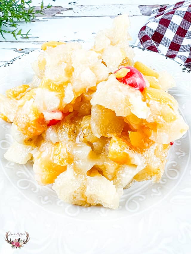 Dolly Parton Fruit Cocktail Cobbler Ever After in the Woods