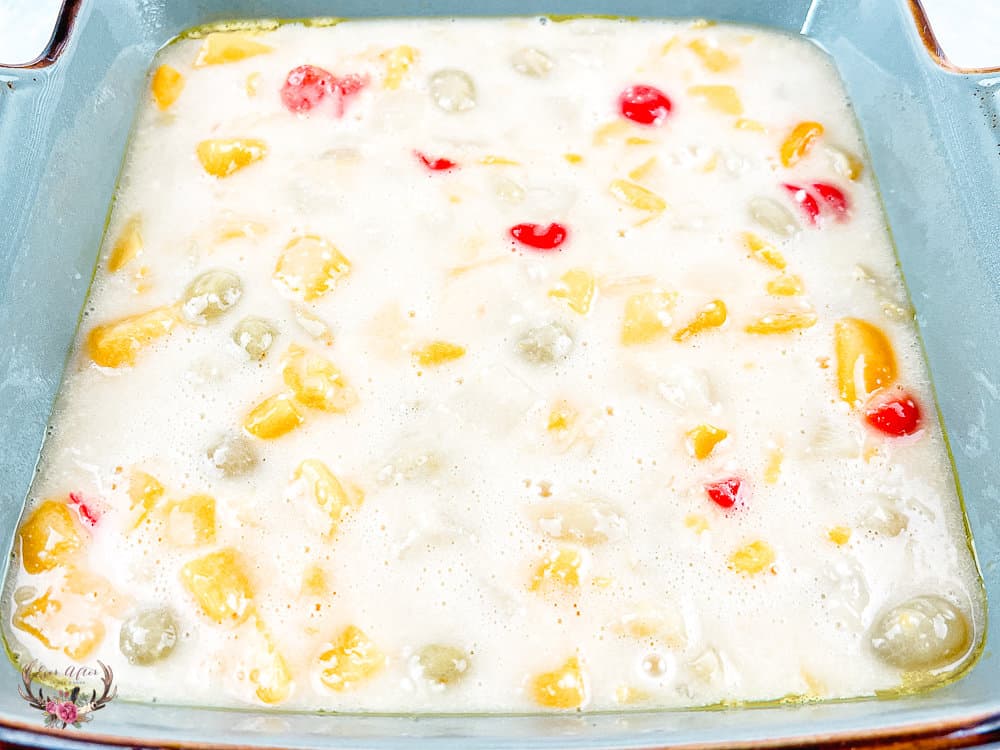 Dolly Parton Fruit Cocktail Cobbler