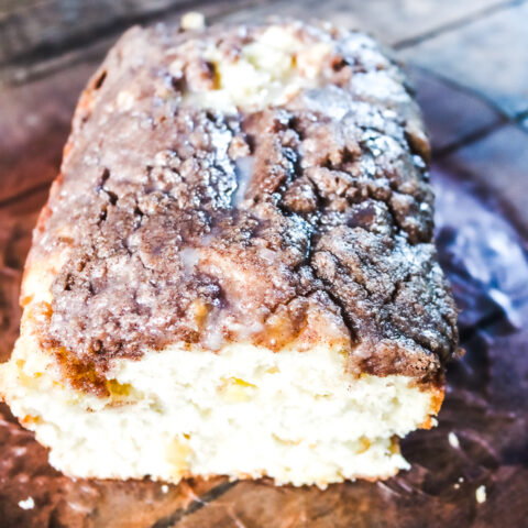 Apple Bread with Crumb Topping