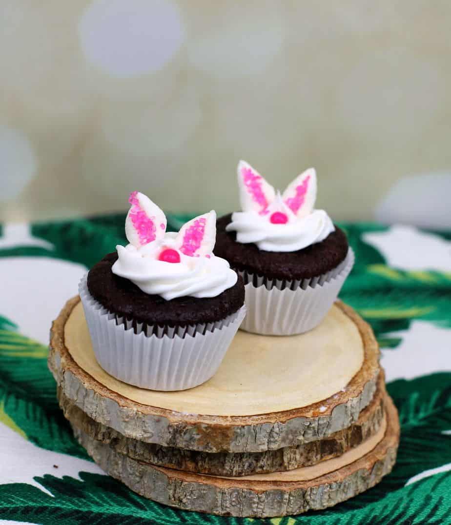 easy to make bunny or rabbit cupcakes for party shower peter rabbit