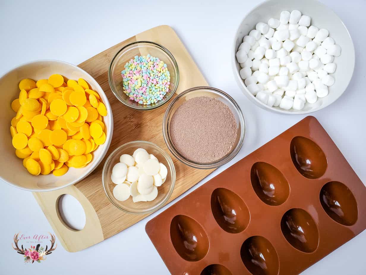 Hot Cocoa Bombs for Easter