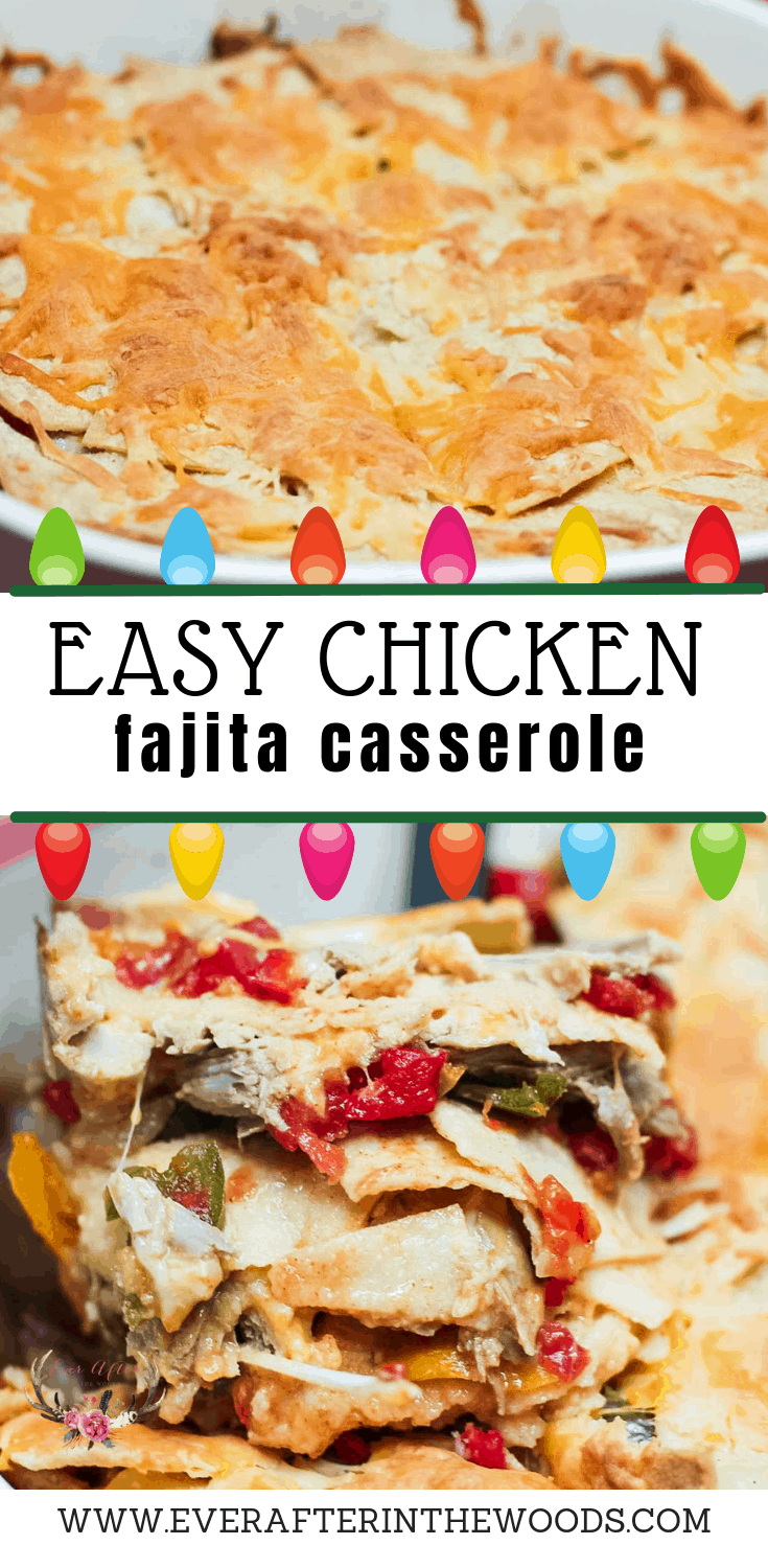 chicken fajita casserole