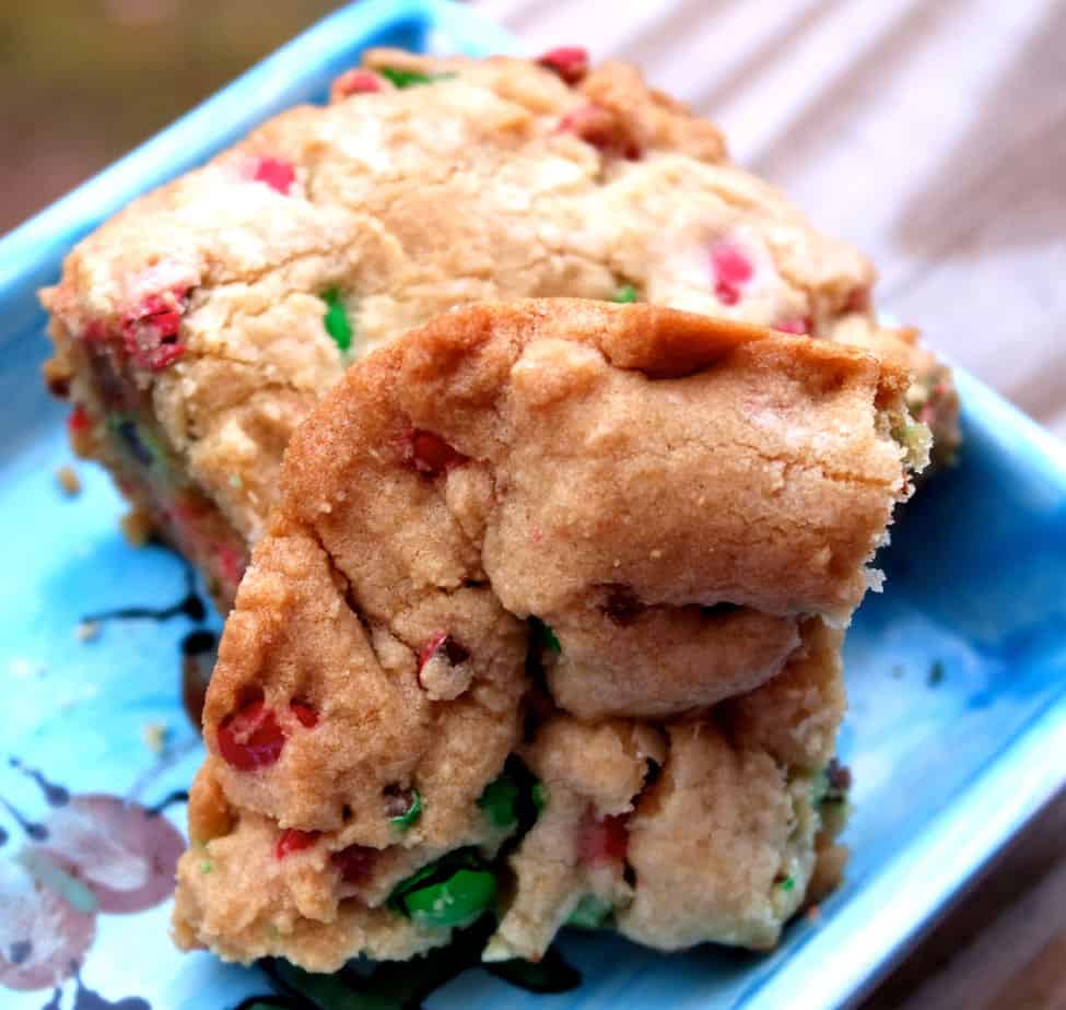 30 minute cookie bars soft and chewy