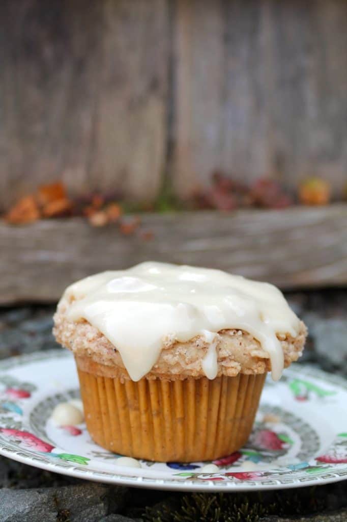 Eggnog Crumb Cake Muffins Ever After in the Woods