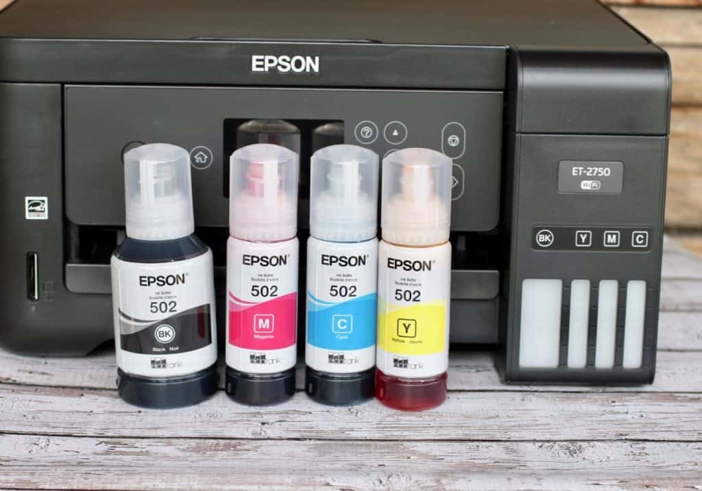 Epson EcoTank Printers come with up to 2 years worth of ink Ever