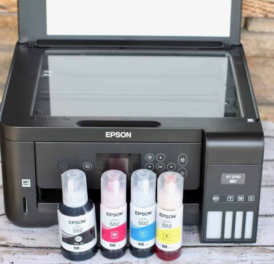 Epson EcoTank Printers come with up to 2 years worth of ink Ever