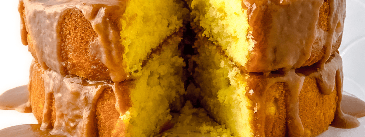 Salted Caramel Kentucky Butter Cake
