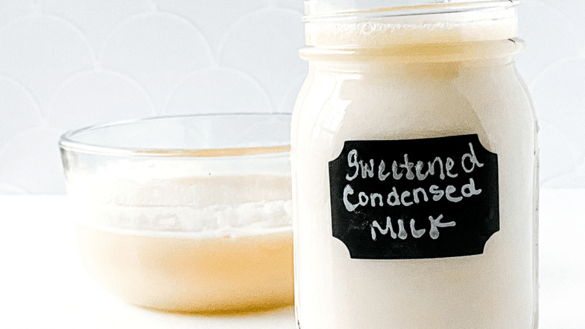 sweetened condensed milk from scratch