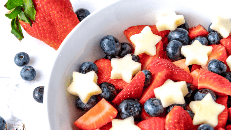 red white blue fruit salad