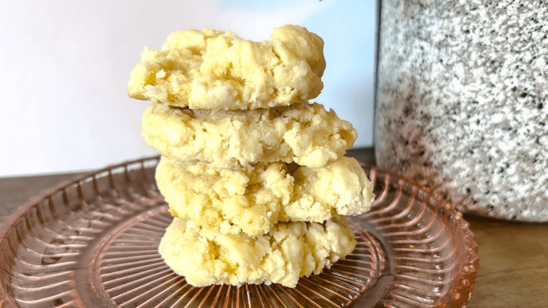 vanilla cake mix cookie
