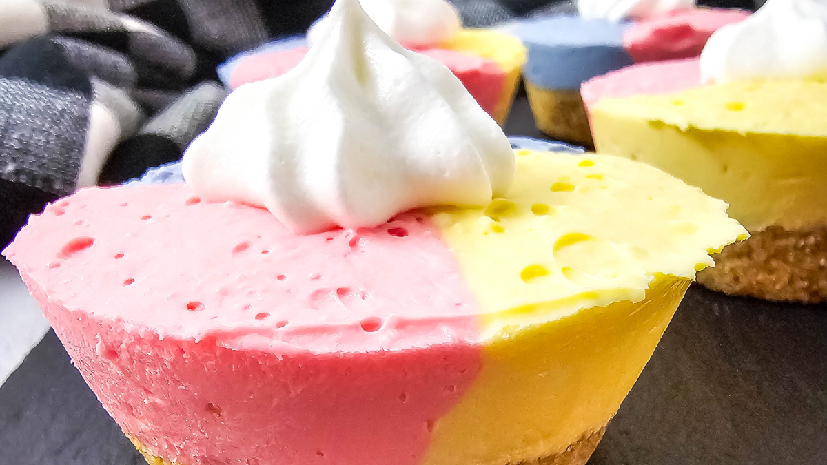 Unicorn Cheesecake Bites