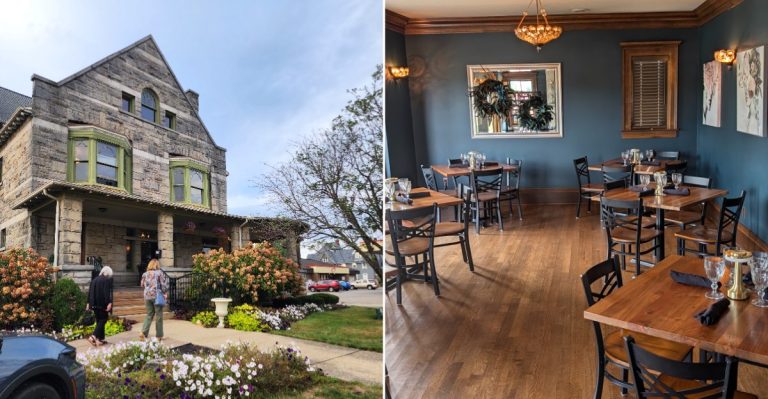 This Gorgeous Ohio Restaurant Hides Inside A Historic Mansion With Gardens That Feel Like A Fairytale