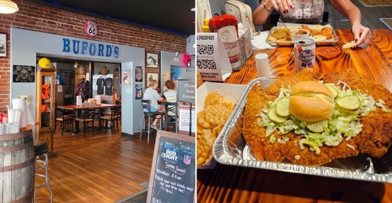 This Quirky Illinois Roadside Spot Serves A Pork Tenderloin Bigger Than The Bun
