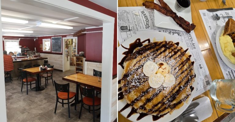This Small-Town Maine Diner Serves Apple Cider Pancakes Made For Early Fall