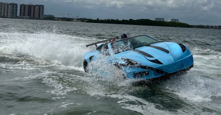 This Floating Corvette In Florida Lets You Cruise On Water And It’s As Amazing As It Sounds