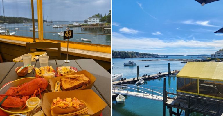 This Authentic Maine Lobster Pound Serves Up Fresh Catch Right By The Water