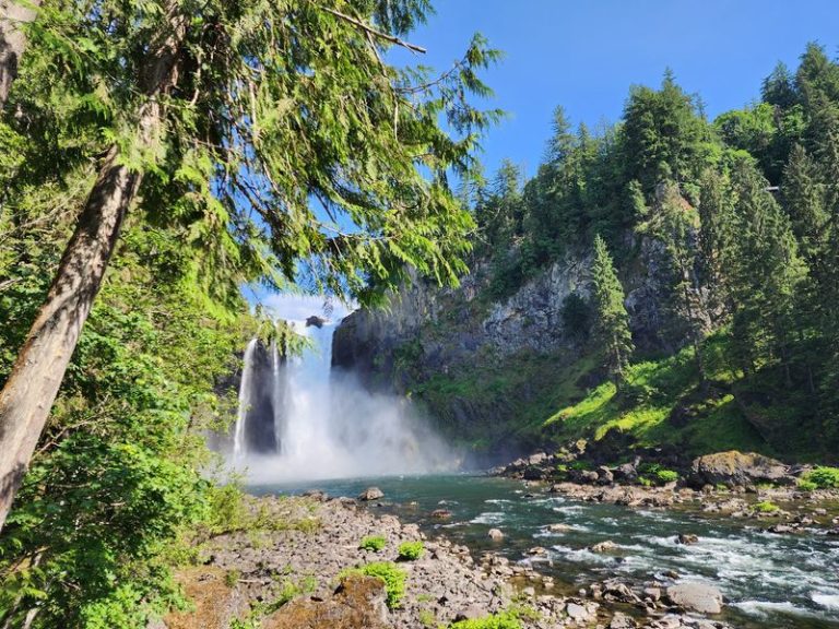 Snoqualmie Falls Thunders So Loudly In Washington You Feel The Mist Before You See It